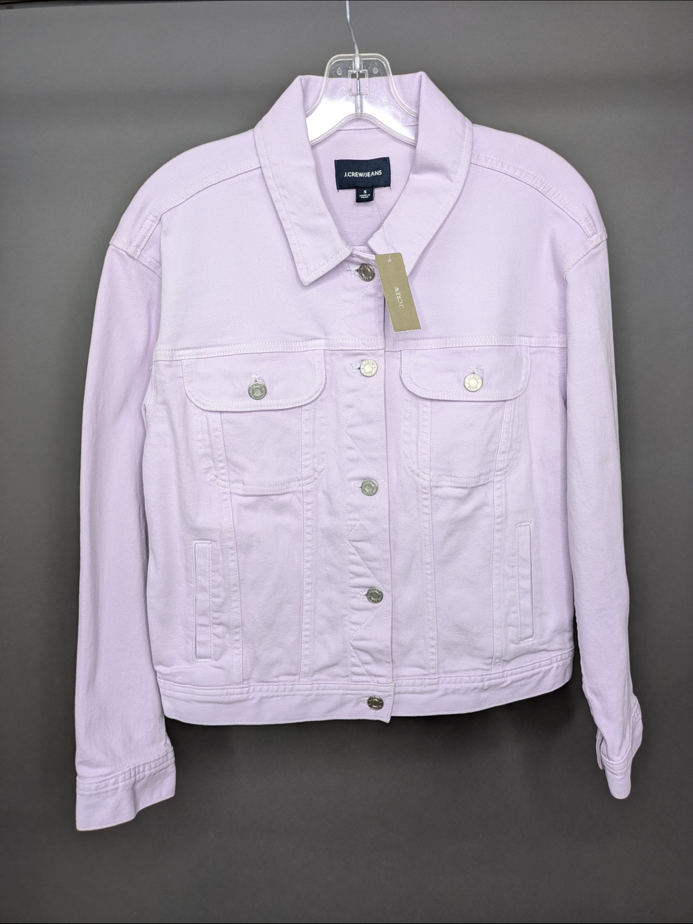 J. Crew Lavender Denim Jacket NWT